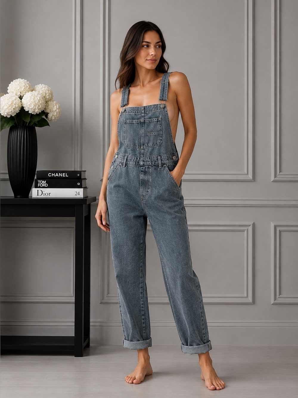 We The Free by Free People ziggy denim overall B1968